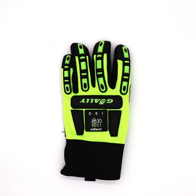 Anti-collision gloves with TPR western safety gloves Mechanical gloves petroleum extraction