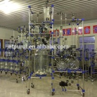 150L glass Rectification Device ,Glass Reactor in High Quality